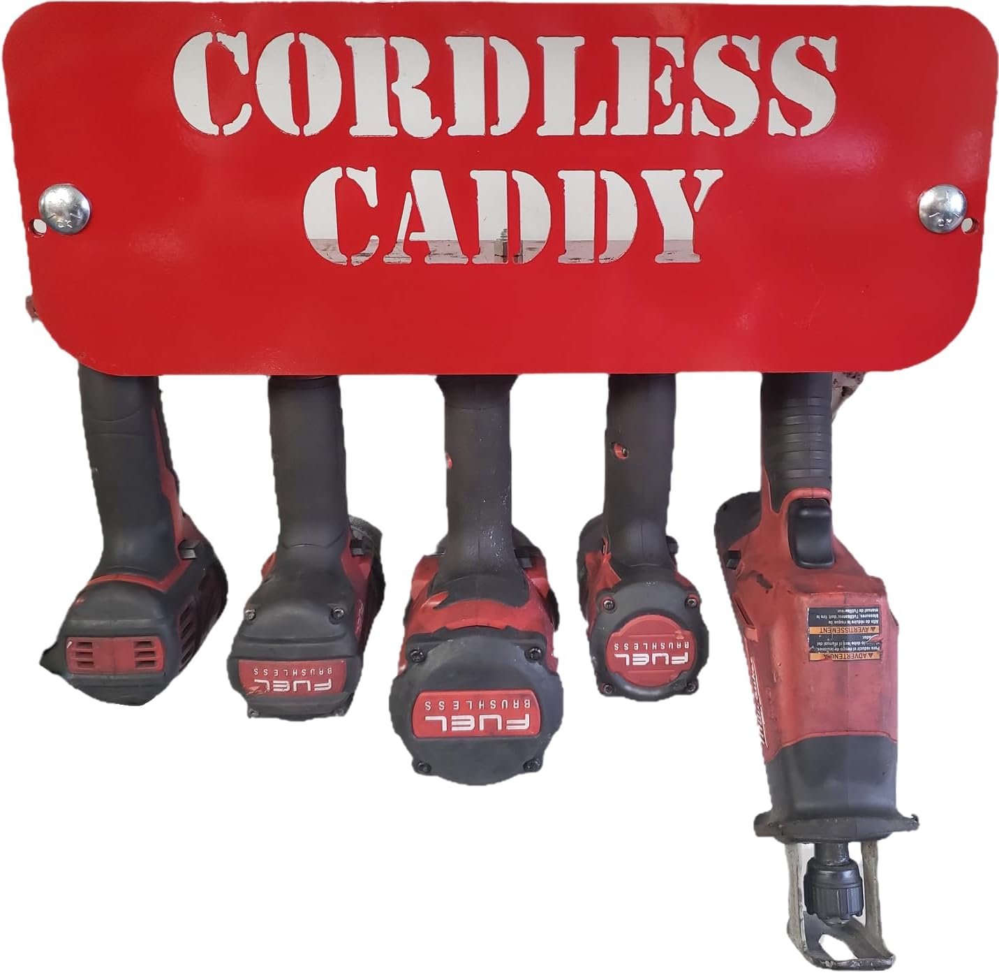 Cordless Caddy M18 Red Metal Tool Storage Caddy for Milwaukee M18 Tools