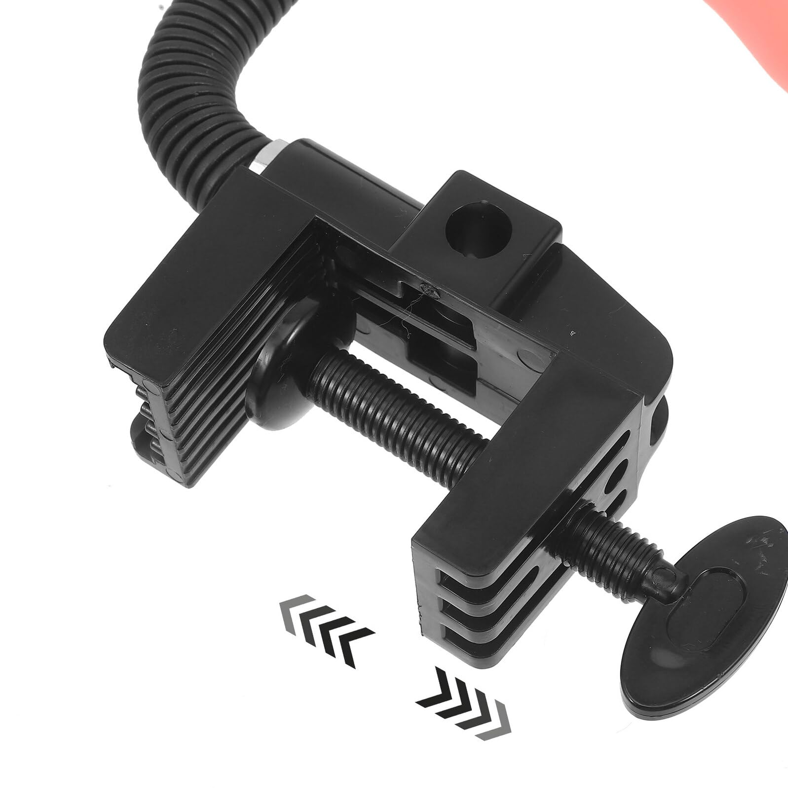 Piede per Pratica Unghie in PVC Rosa Supporto Flessibile