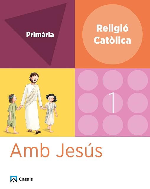 Portada de Religió 1º Primaria amb Jesús