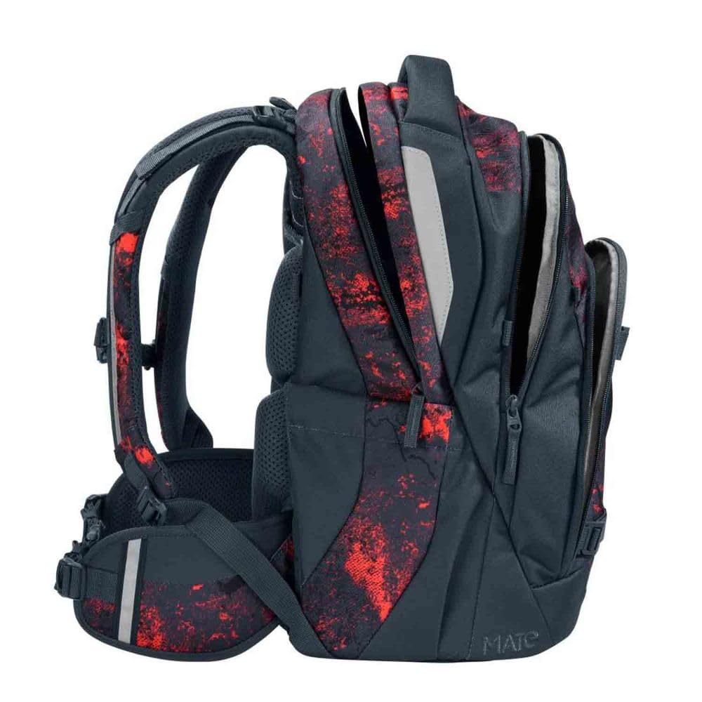 Coocazoo Mate Schulrucksack Set 2tlg. inkl Schlamperbox (Broken Black)