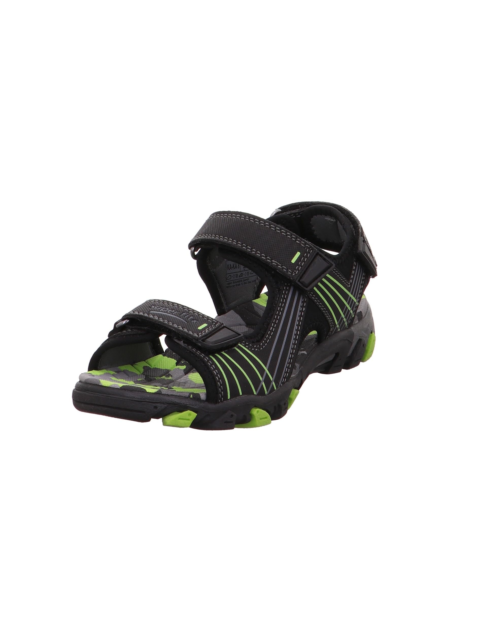 Superfit Boys’ Henry Ankle Strap Sandals, (Schwarz 01), 1 UK