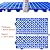 12PCS Modular Interlocking Cushion, 12in x 12in Interlocking Drainage Mats, Waterproof Drainage Floor Tiles, Soft PVC Non-Slip Drain Tiles for Shower, RV Mattress, Pool, Blue Splicing Floor Mats