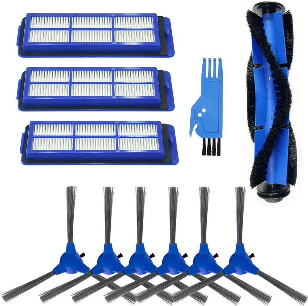 Main Rolling Side Brush HEPA Filter Compatible with Eufy 11S Max 15C Max 30C Max Robotic Vacuum Cleaner Parts
