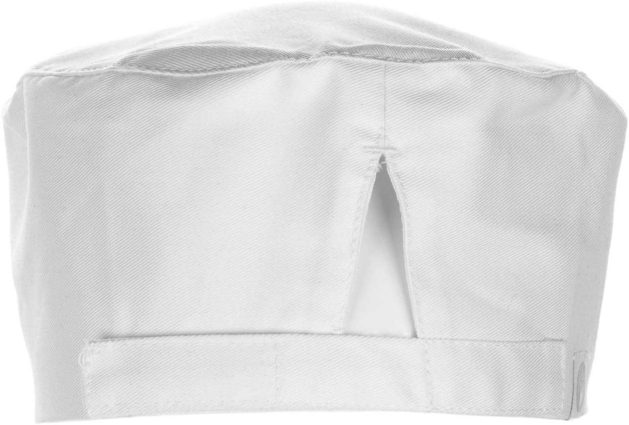 Chef Works Standard Chef Beanie, White, Small/Medium : Clothing, Shoes & Jewelry