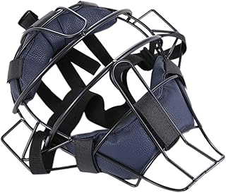 Casco de Receptor de sóftbol, Ligero, Suave y Acolchado, Ajustable, para Motocicleta y béisbol, Accesorio para niños Mayores de 8 años, para Adultos.