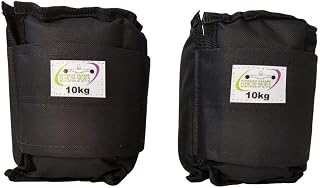 Tornozeleira/Caneleira Peso 10 Kg - Academia - Preta.