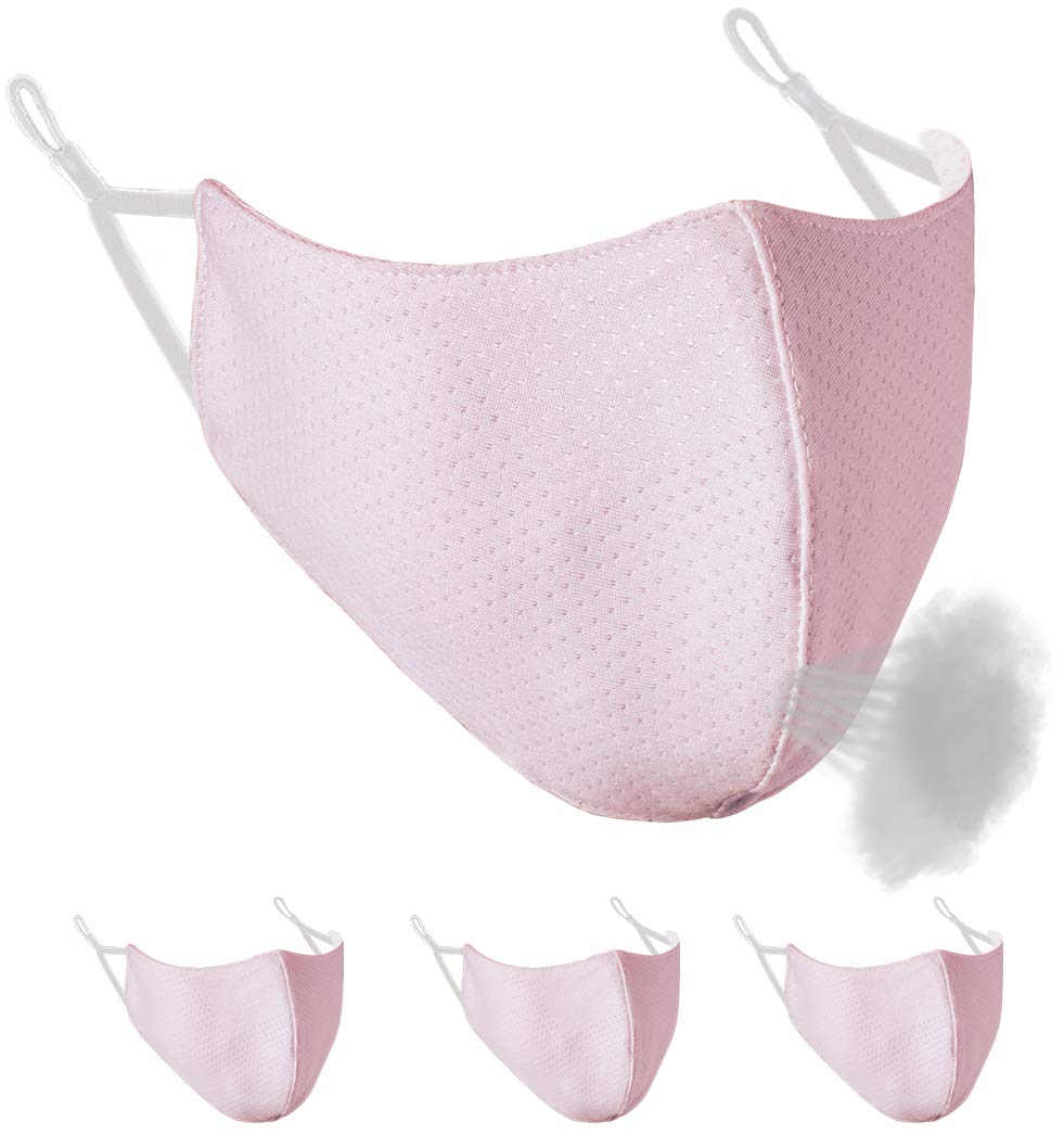 Borgasets Breathable Sport Face Mask for Men Women Youth Adjustable Reusable Washable Comfort Mask