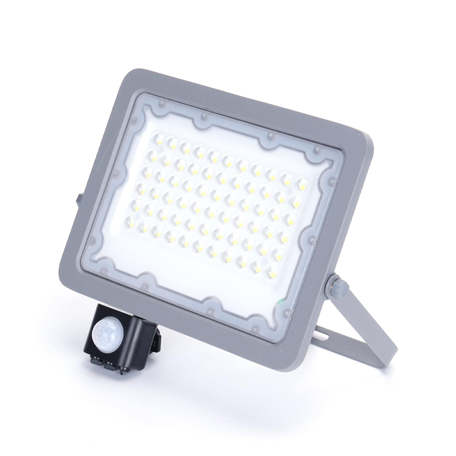 Projecteur LED fin 50W évitez les chutes nocturnes grâce au détecteur automatique de cour