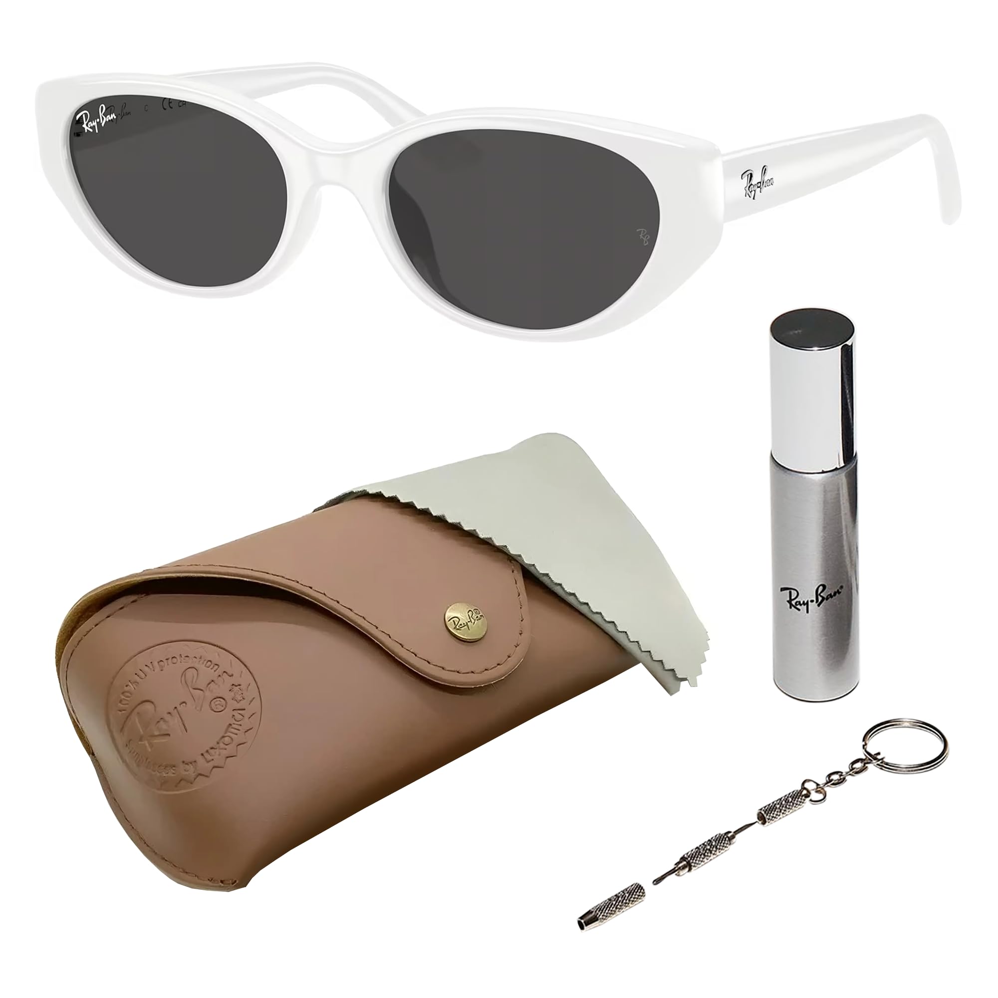 RB4457D BIO-BASED Sunglasses with Official RAYBAN Eyewear Kit