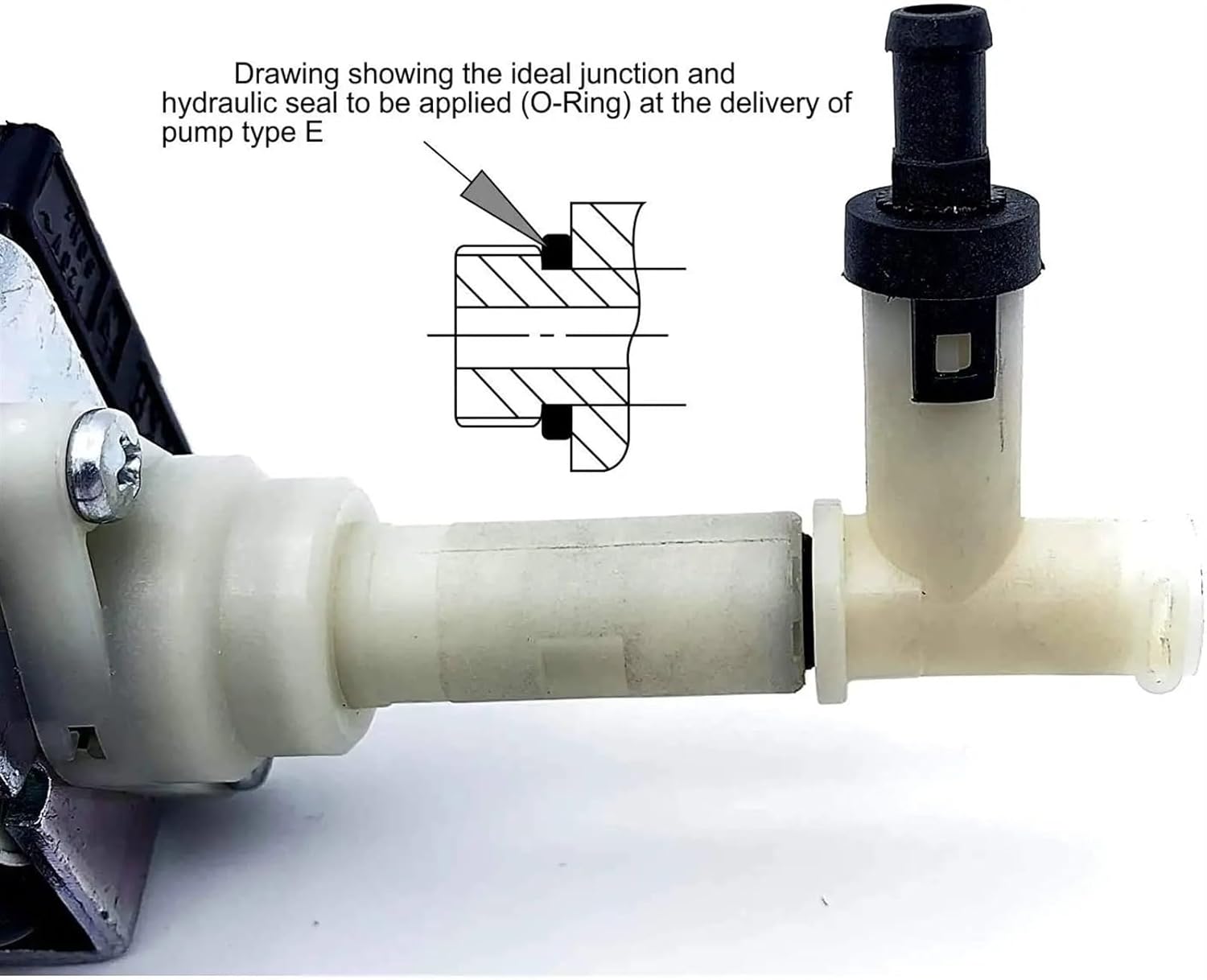 E Type EFP5 Solenoid Vibratory Water Pump 2/1 min ON/OFF, AC 120V 60Hz 52W For Espresso Machines