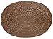 KOUBOO Oval Rattan Placemat, Honey Brown, Set of 2