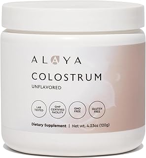 Alaya Naturals Bovine Colostrum Powder – Superfood, Bioactive Colostrum for Gut Health, Immune Support, Hormonal Balance & Muscle Recovery, Bioavailable, Non-GMO, Gluten Free