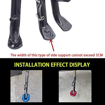 Motorcycle Side Stand Plate Pad for Suzuki Hayabusa 2000-2026