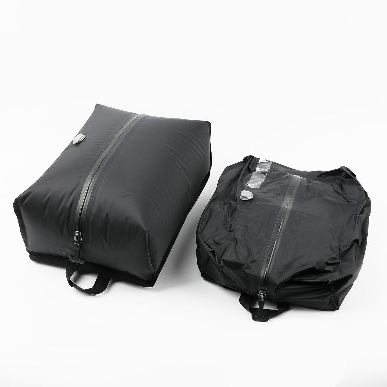 Bolsas de vacío para Equipaje y Mochilas, organizadores de mudanzas, Negro, Individual