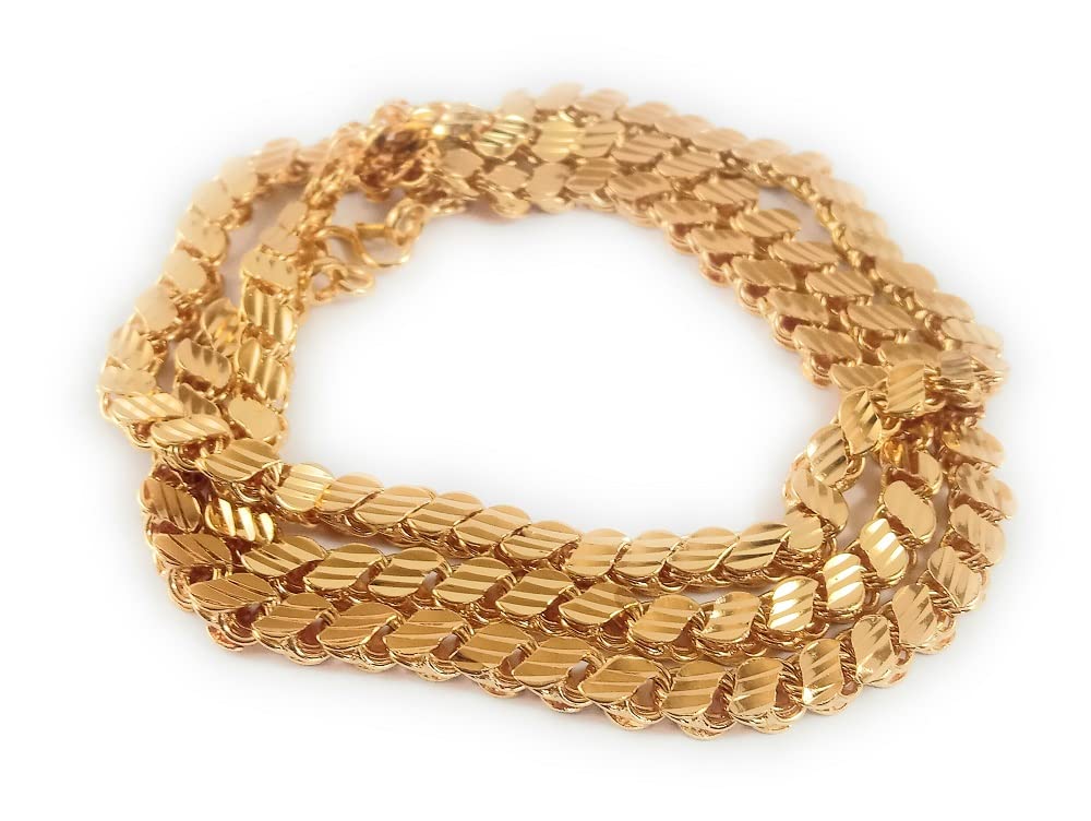 LOVELY DREAMS 1 Gram Gold Plated Fashion Jewellery Traditional Covering Muruku Thali Saradu Chain for Women & Girls (Casual) (B0BSV6RVQQ) Amazon Price History, Amazon Price Tracker