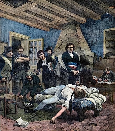 La mort de Charles Pichegru poster sur toile 58x90 cm reproduction d'art Moreau De Tours