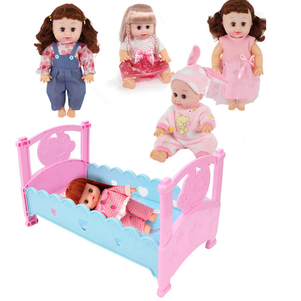 Amazon.co.jp: 人形用家具ベッド 12.8 x 7.4 x 7.3インチ 女の子の人形