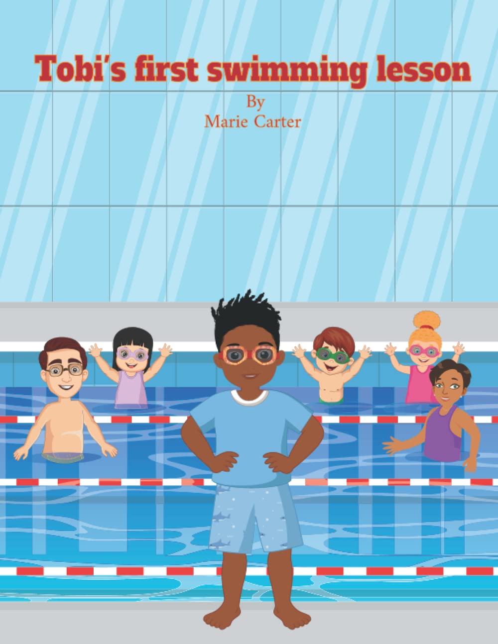 Tobi's first Swimming lesson