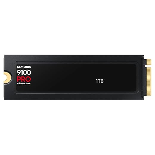 Samsung 9100 PRO SSD PCIe 5.0 1TB con dissipatore