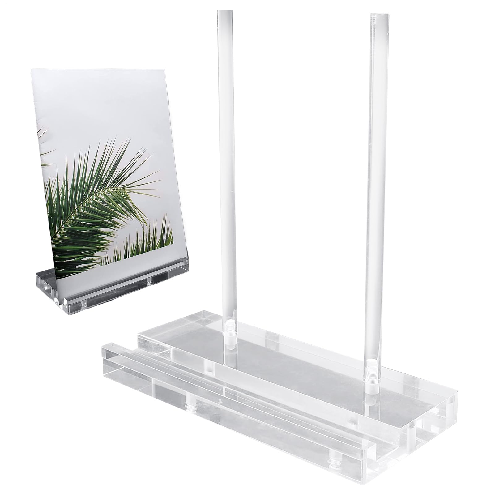 Support de chevalet acrylique au design moderne pour décoration intérieure