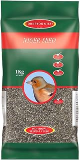 Johnston & Jeff Niger Seed for Tits Finches siskins and Sparrows 1 kg