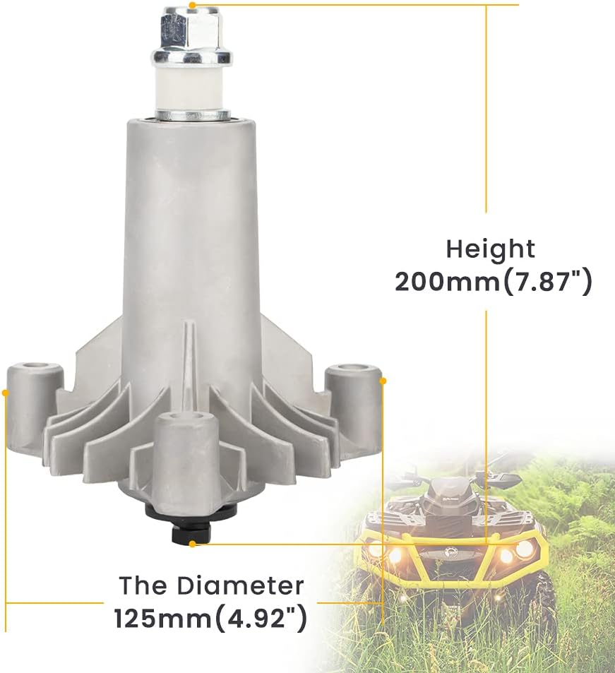 1x Spindle Assembly 587819701 for Husqvarna 42" 46" 48" 54" Deck 21546238 532187292 532187292 Lawn Mower Blades w/Bolts