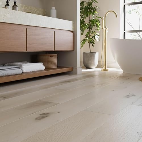 Miniatura 4 de 12" Corte de la muestra de vinilo tablón piso, Yuzen, DIY Click Instalación, 40 Mil capa de desgaste, Piso impermeable,