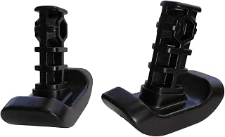Stander Replacement Ski Glides, Compatible with the EZ Fold-N-Go Walker and the Able Life Space Saver Walker, Black, Set of 2