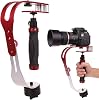 Aluminum Alloy Photography Handheld Camera Stabilizer Gimbal Video Study Cam Camera Stabilizer Mobile DSLR Camera 5DII Motion DV Steadycam Stabilizer for Gopro SLR Digital Camera Sport DV