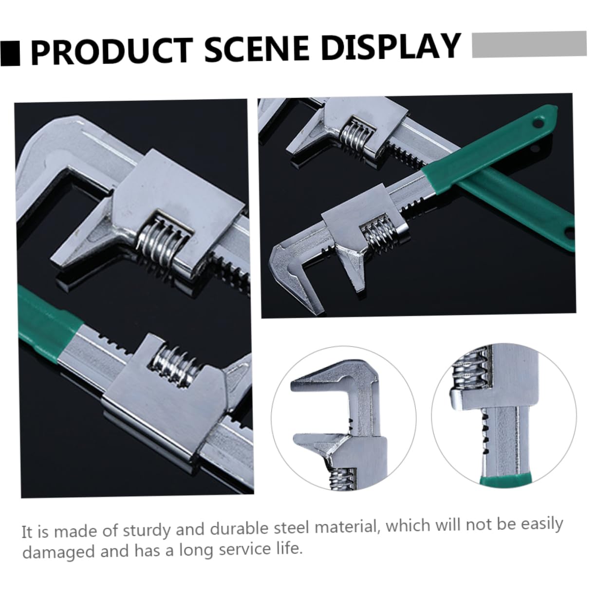 OSALADI Water Pump Pliers Tool Metal Faucet Pliers Large Wrench Fit Model Type f Right Angle Spanner
