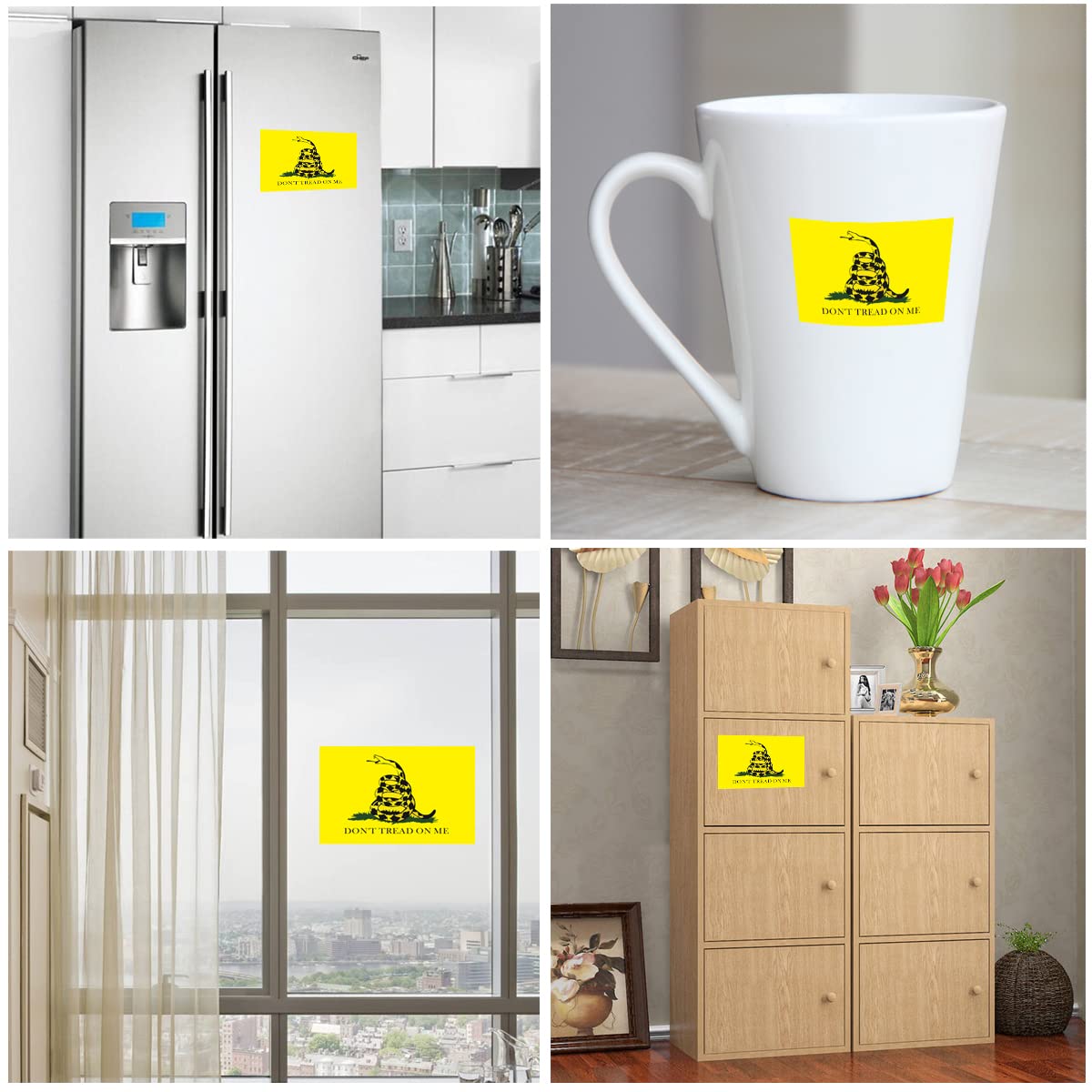 Shell Sticker 6pk Funny Hard Hat Stickers | POW MIA Gadsden 2nd