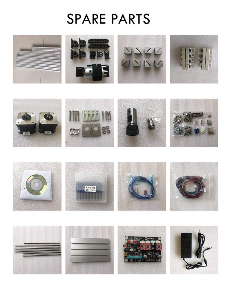 Grabador 2 En 1 De 5500 MW CNC 3018 Grbl Control De Máquina De Grabado, Fresadora De Tallado De PCB De 3 Ejes, Kit De Enrutador CNC con Controlador Fuera De Línea Y Varilla De Extensión Er11 Y 5 Mm