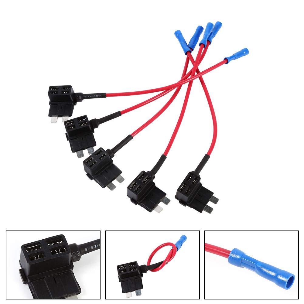 Mini adapter bezpiecznikowy 12 V, ATM APM uchwyt bezpiecznika, uchwyt skrzynki bezpiecznikowej, wyłącznik dodający do samochodu, standardowe części samochodowe i motocyklowe