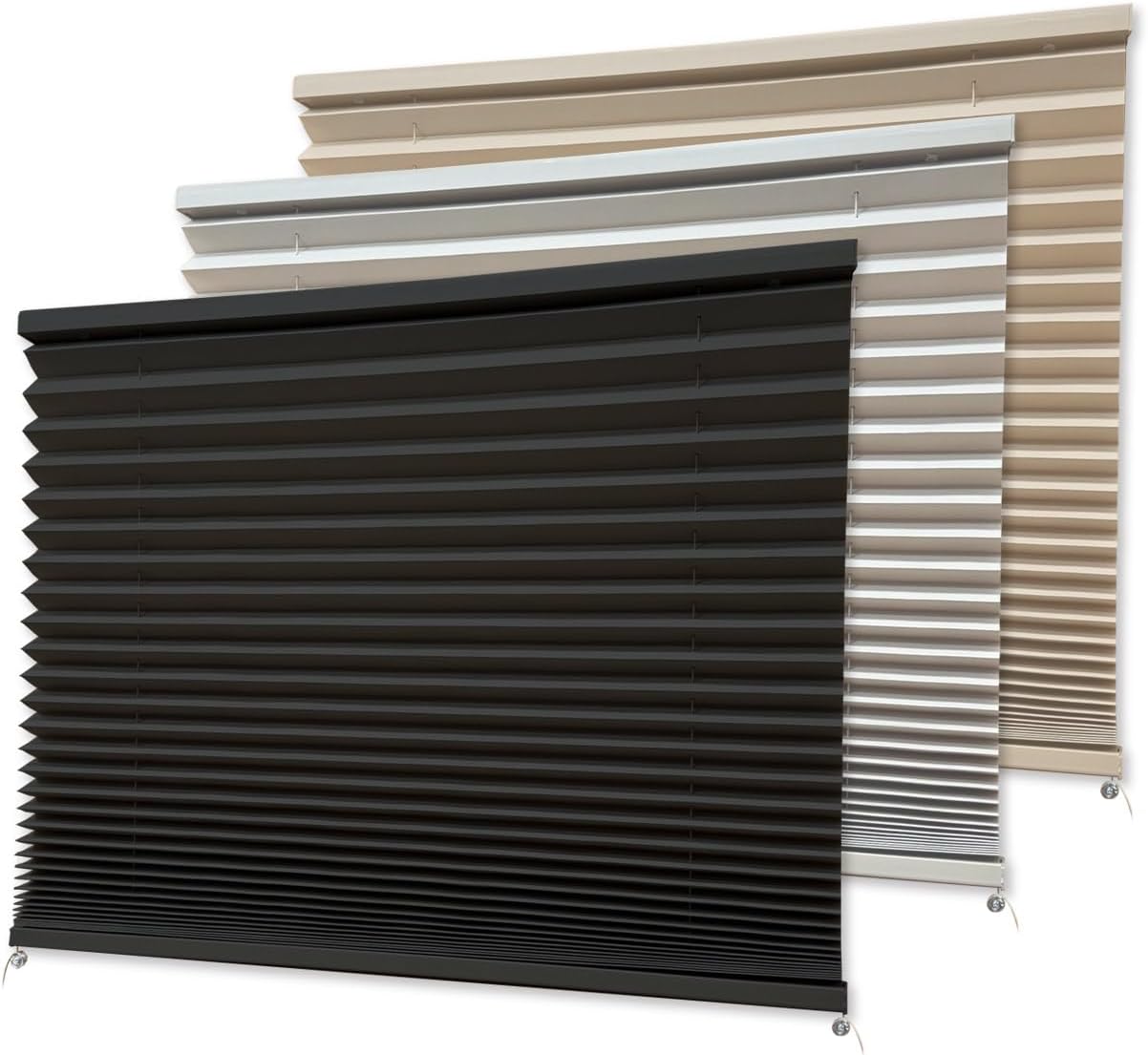 RV Window Shades, Blinds, 32'' W X 24'' H, Privacy Shades for motorhomes- Easy Installation, UV Protection, Light Blocking for Camper Vans, dim Out Black Fabric (Cappuccino, 32 * 24)