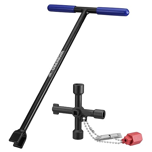 WORKPRO 28" Water Meter Key with 4 Way Utility Key,