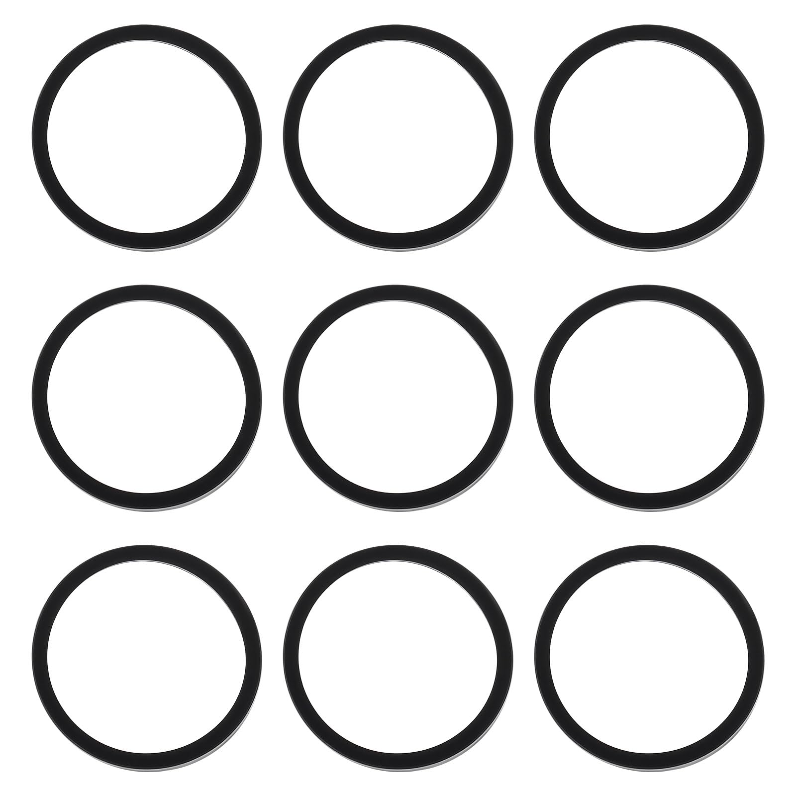 eMagTech 50pcs 8mm Traction Tires 7154 20510 Compatible with Mrklin H0 1:87 Models