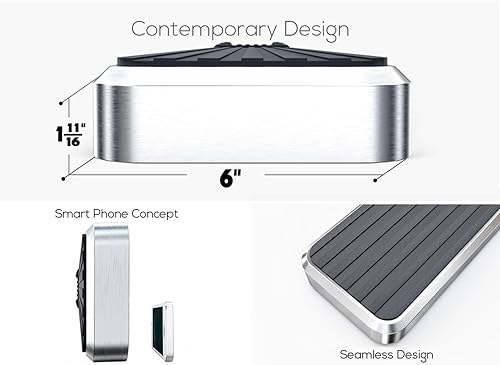 Miniatura 5 de APS Estribos de acero inoxidable 304 plateados de 6 pulgadas compatibles con Nissan NV 1500 2500 Van de tamaño completo 12-21