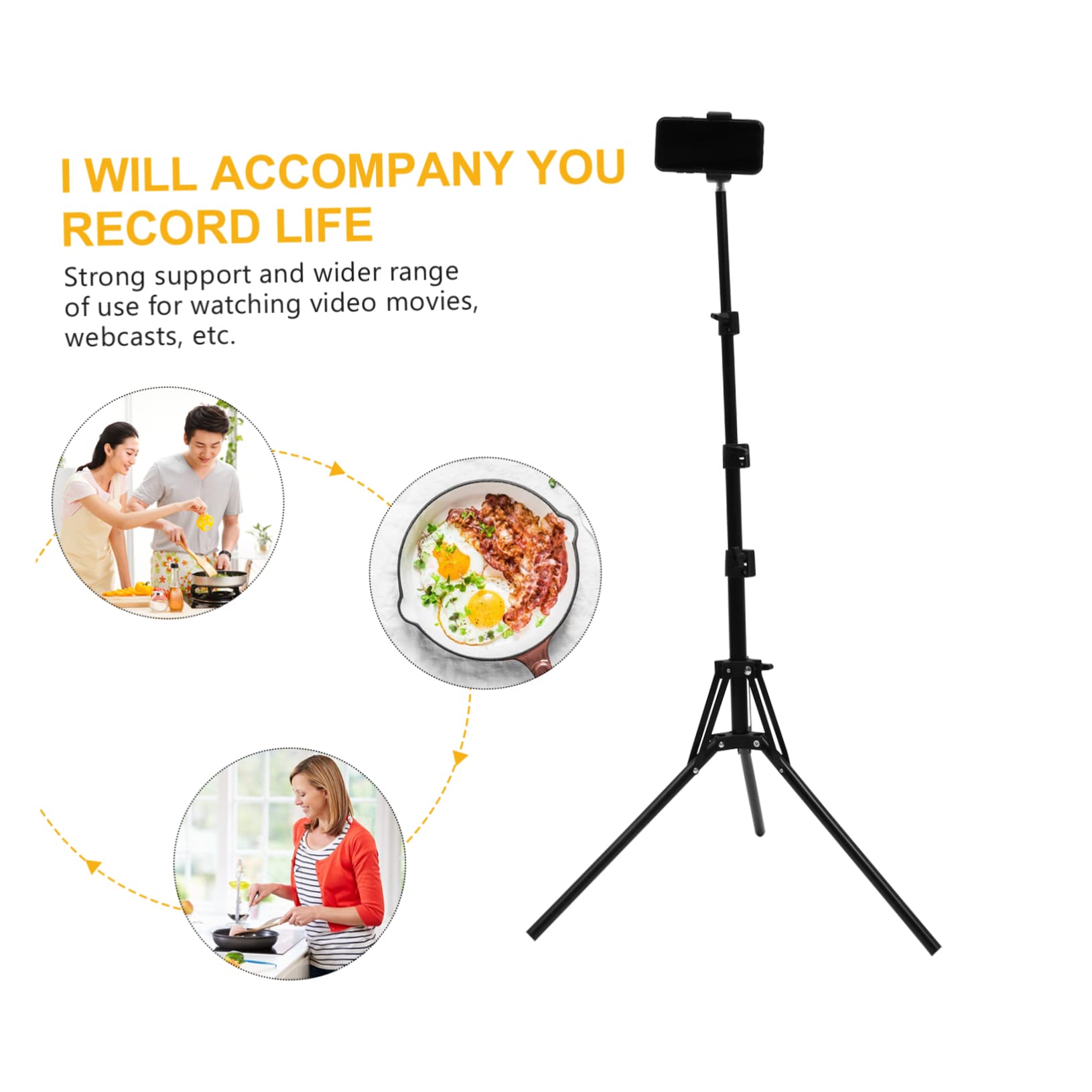 1set Supporto Telefonico Per Streaming Treppiede Portatile Per Smartphone Adatto Per Videochiamate e Giochi Facile Da Usare e Conservare Compatibile Con Smartphone