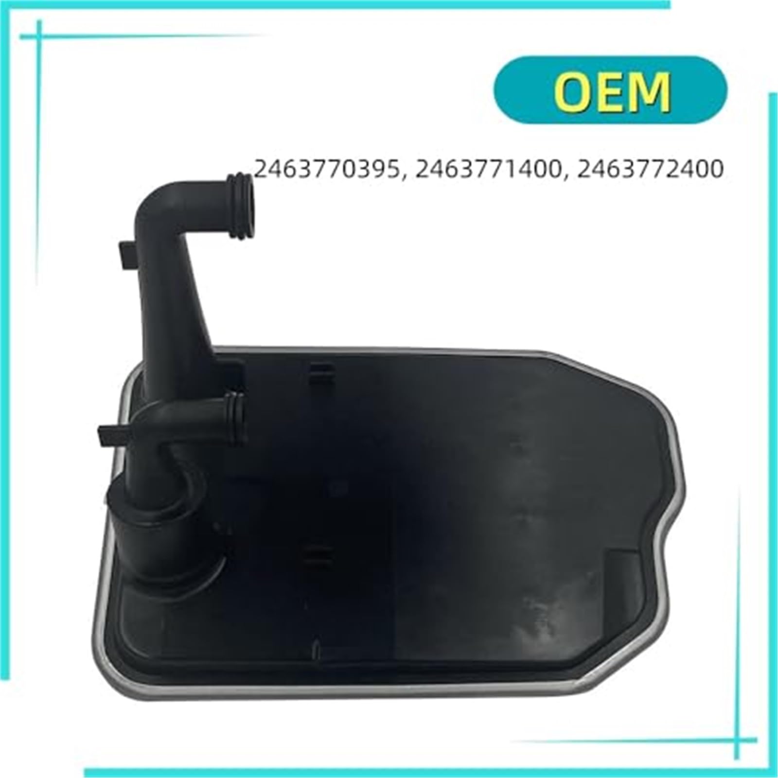 Kit de juntas de cárter de transmisión automática, XEBRAD Kit de juntas de cárter de aceite de filtro de transmisión 2463770395 2463771400 2463772400(BLACK 2463771400)