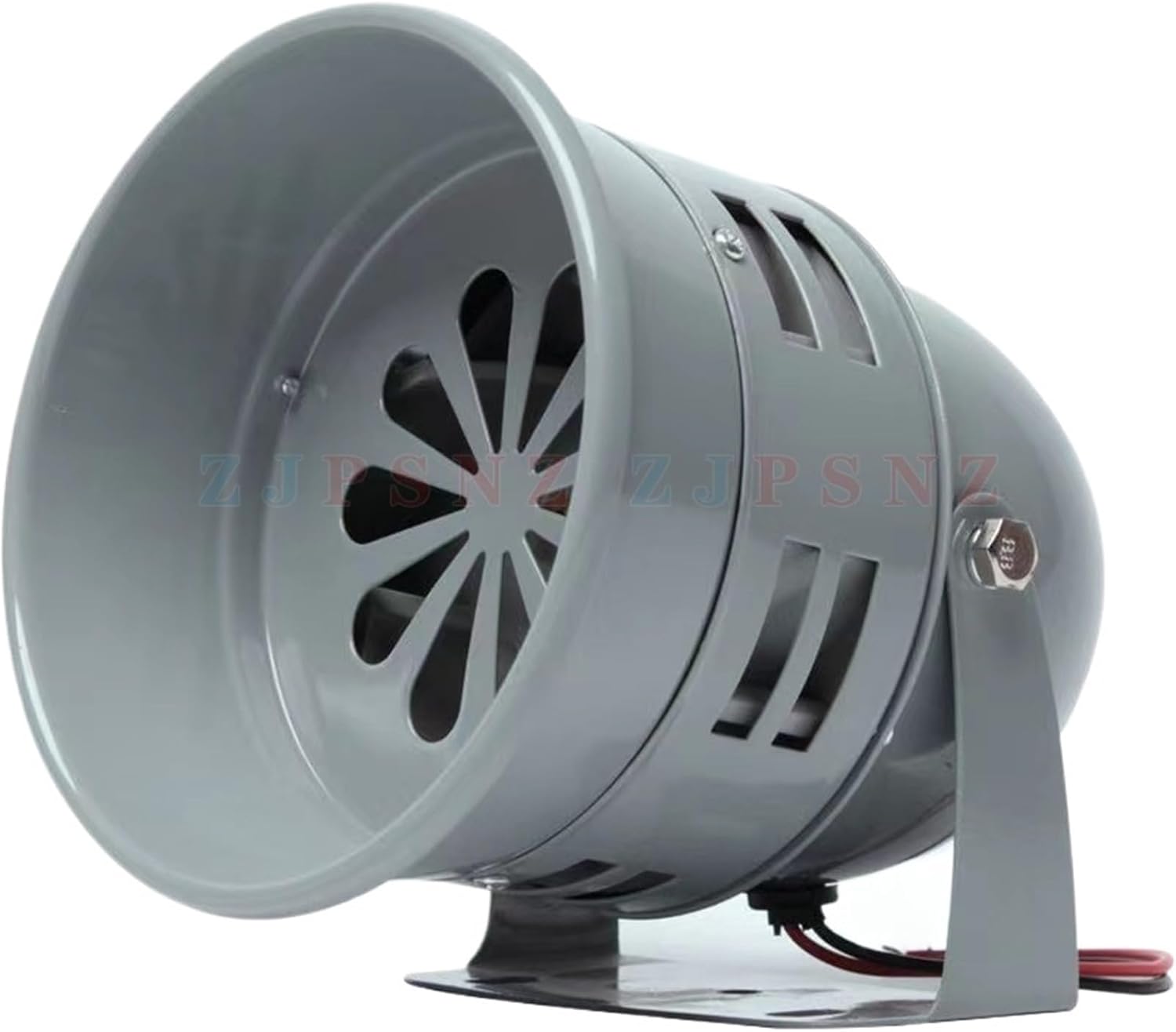 1pc MS-290 Metal Motor Siren Automotive Air Raid Siren Horn Industrial Alarm Sound Electrical Guard DC12V DC24V AC110V AC220V 110DB(DC 24V,Metal)