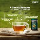 Society Premium Green Tea — Whole Green Tea Leaves, Rich In Natural Antioxidants, Light & Clean Cup For Daily Wellness, Hasmukhrai & Co. Since 1924 | 250 g Bottle | No Flavouring gallery image