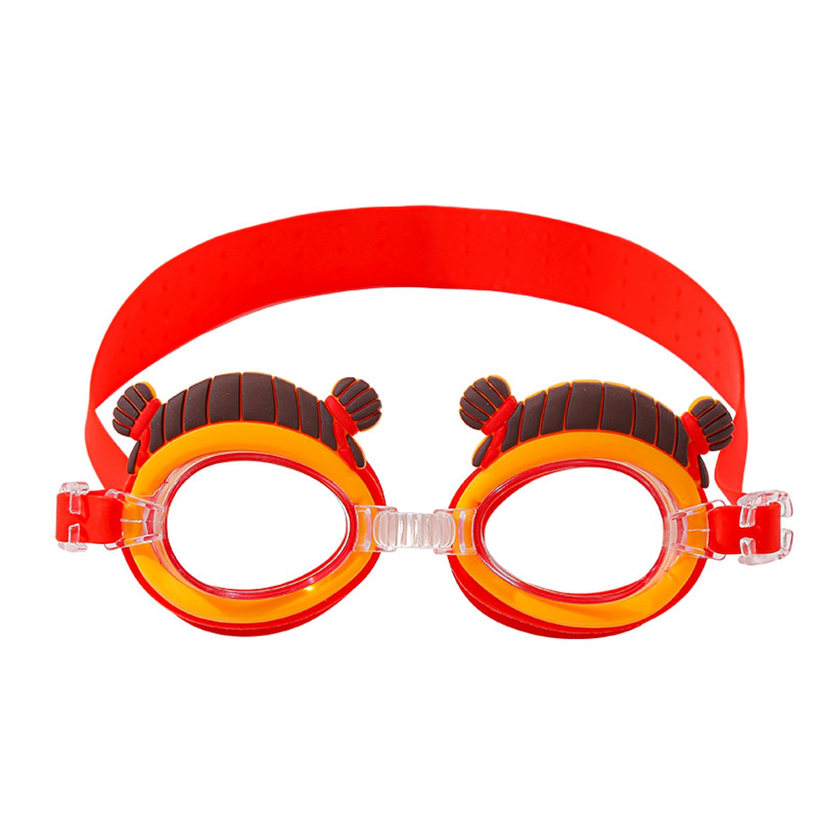 Tsophreniq Lovely Swim Goggles Cartoon Swimming Goggles Snorkeling Diving Lovely Swimming Glasses with Adjustable Strap Kids