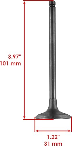 Miniatura 2 de Caltric Juego de 2 válvulas de admisión compatibles con Polaris Sportsman 500 1996-2001  Scrambler 500 2x4 4x4 1997 1998 1999-2001