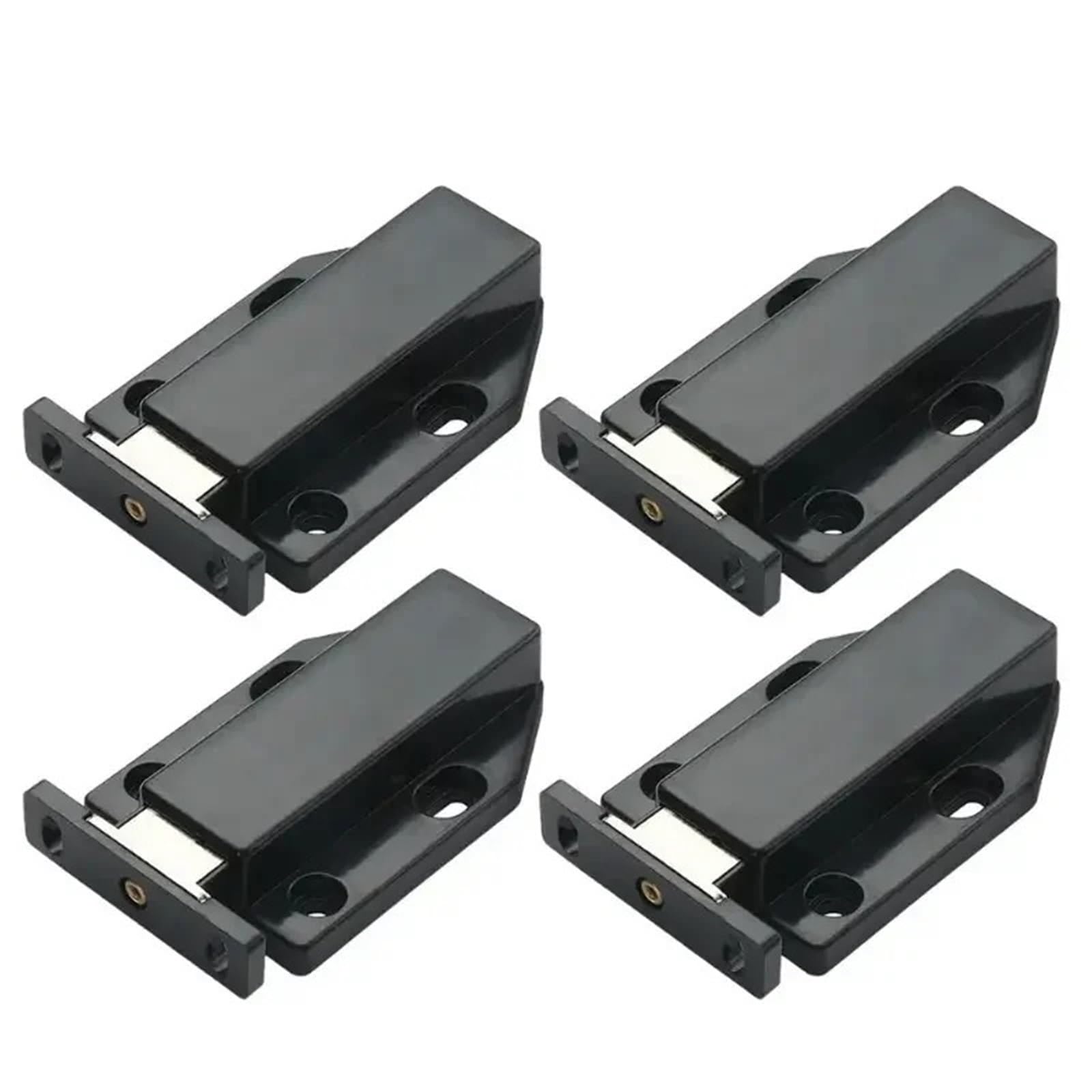 8pcs Magnet Cabinet Door Catches Plastic Push to Open Touch Magnetic Catch Heavy Duty Latch Hardware for Cabinets and Bookcases