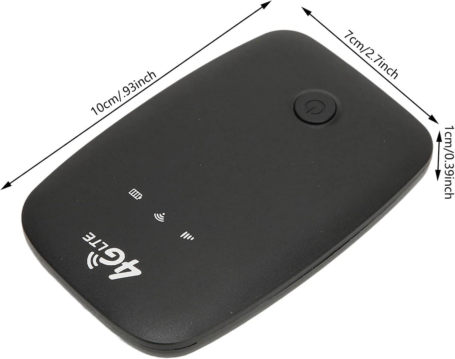 Pilipane 4G Mobile WiFi Hotspot Micro Card Slot 2100mAh Battery Portable 4G WiFi Router for Car Users Business Travelers