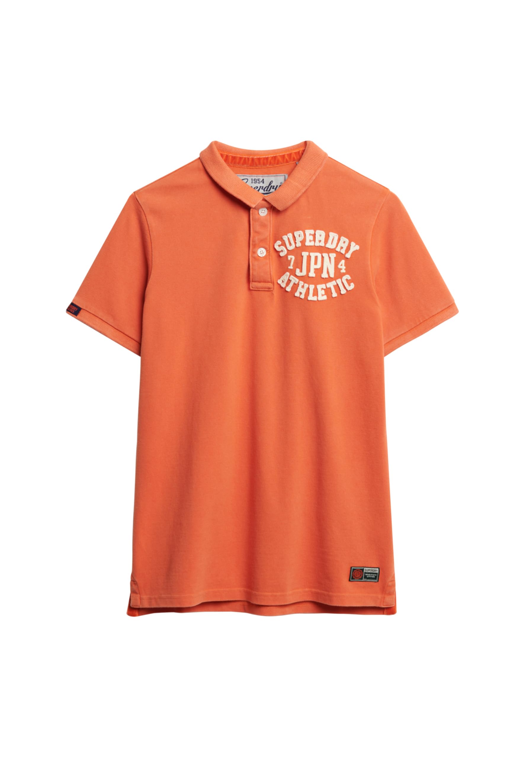 Superdry Vintage Athletic Short Sleeve Polo 3XL Orange