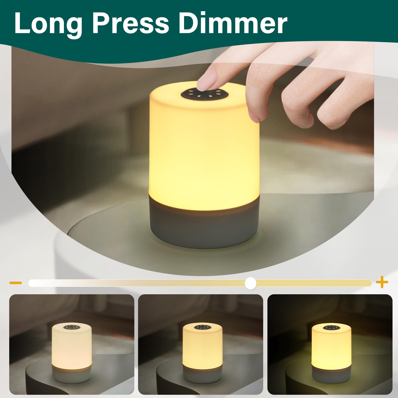 Lampada Da Comodino LED Touch A Forma Di Guscio D'Uovo, Senza Fili, Ricaricabile, Per Camera Da Letto, Bambini E Campeggio