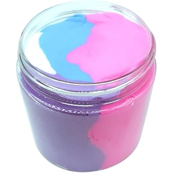 mixing slime and putty