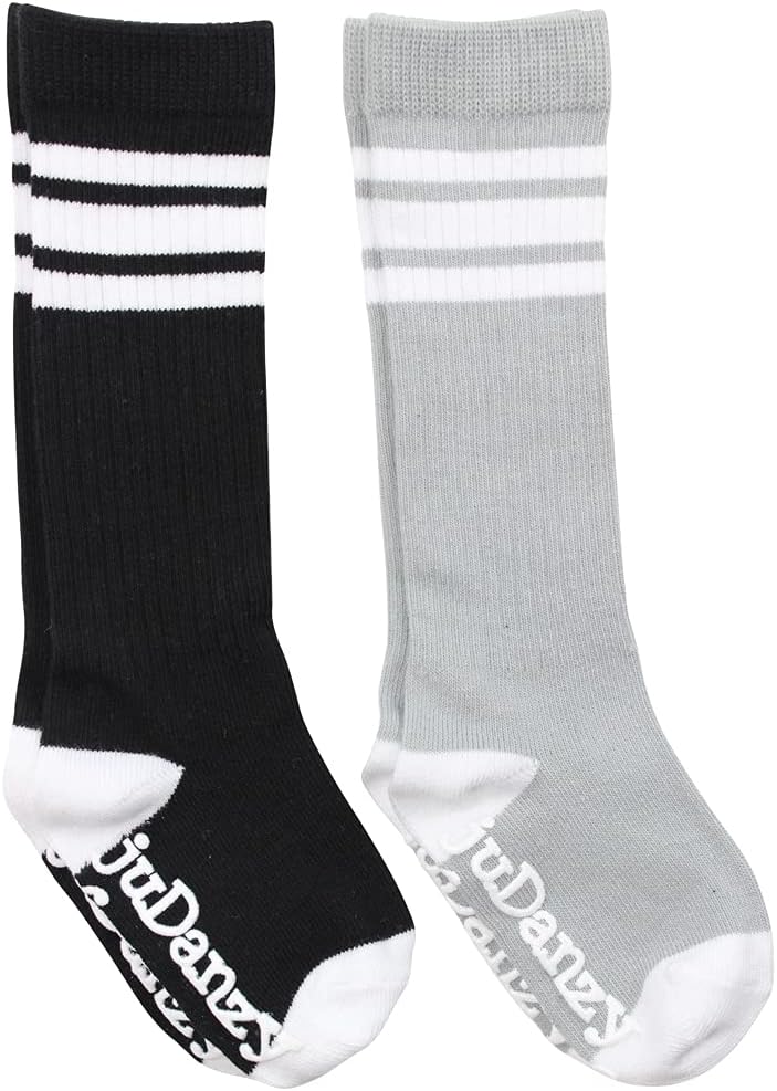 juDanzy Knee High Tube Socks for Boys, Girls, Baby, Toddler and Child (2 Pack)