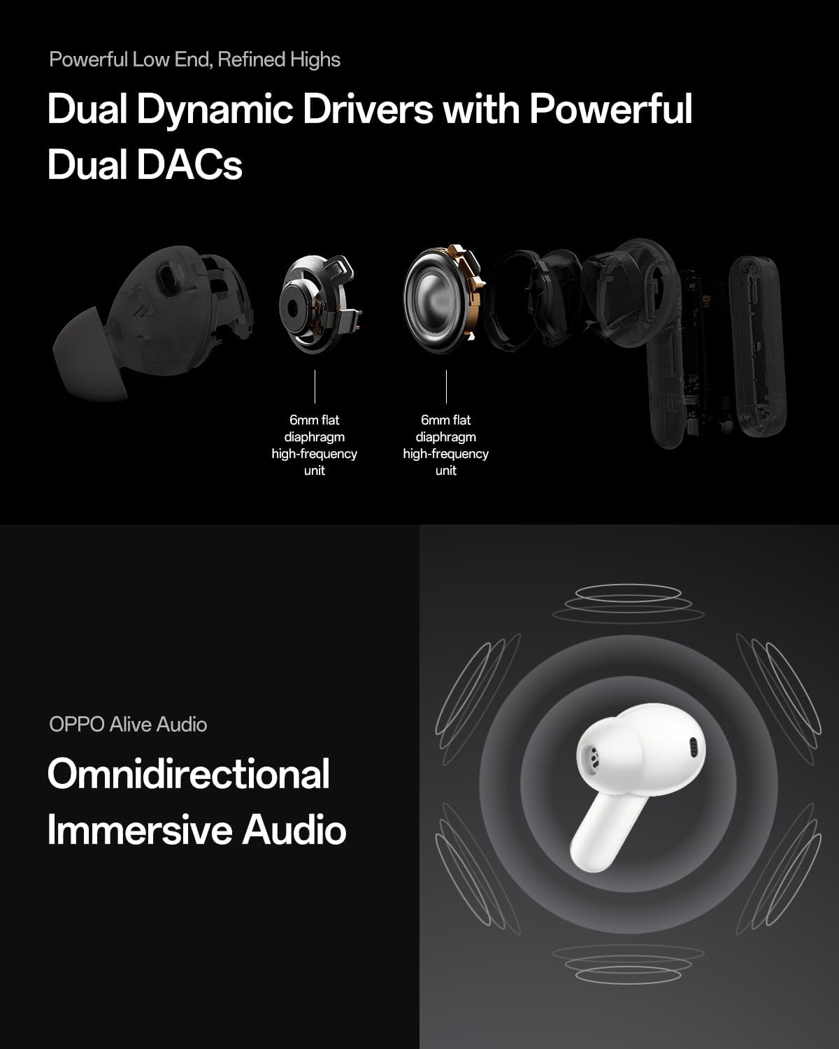 OPPO Enco X3s True Wireless Earbuds, Bluetooth 5.4 Dynaudio Sound Earphones, 55dB Hybrid ANC, LHDC 5.0 Hi-Res Audio,45H Playtime, IP55 Waterproof, Dual Dynamic Drivers, AI Translate, Nebula Silver